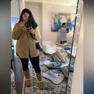 Zara Double faced shacket